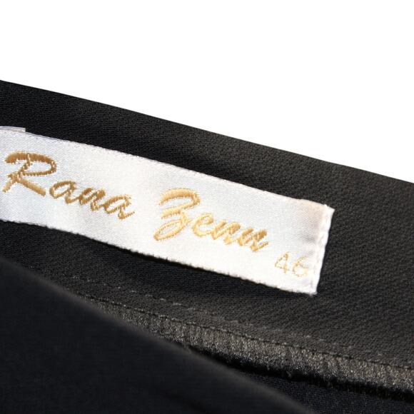 Rana Zenn Black Trouser Dress Pants TR 46 Size Large - Picture 7 of 7